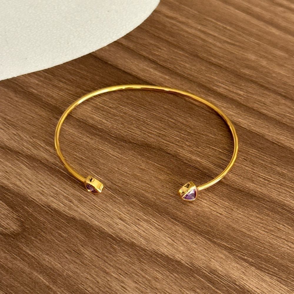 Stone bangle Q751 - Picture 5 of 6